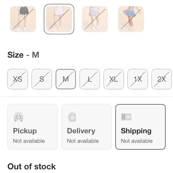 Blogilates Ballerina Skort Medium Light Pink - Picture 2 of 7